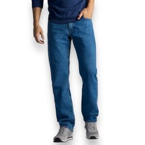 LEE Jeans Regular Fit Straight Leg Jeans Size 32